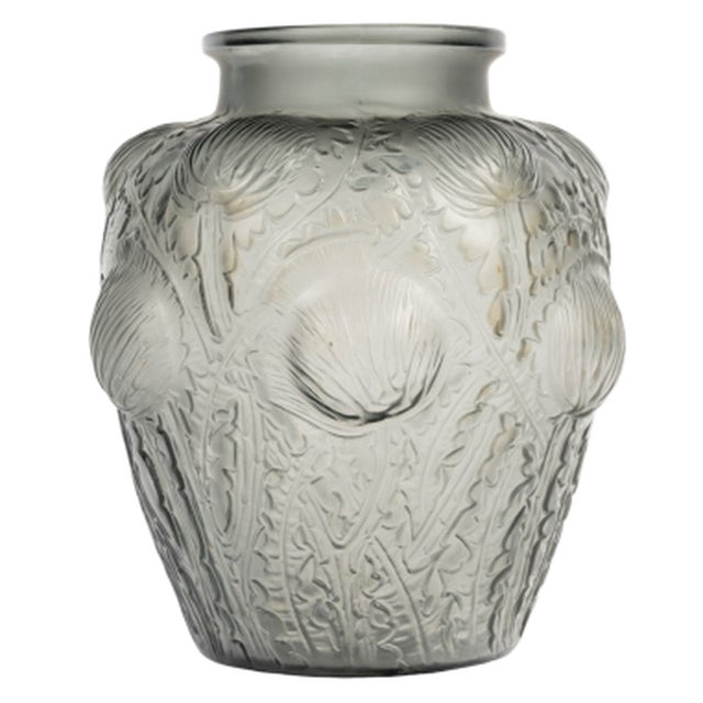 Domrémy Vase in Tinted Grey by René Lalique, 1926 For Sale - Image 9 of 9