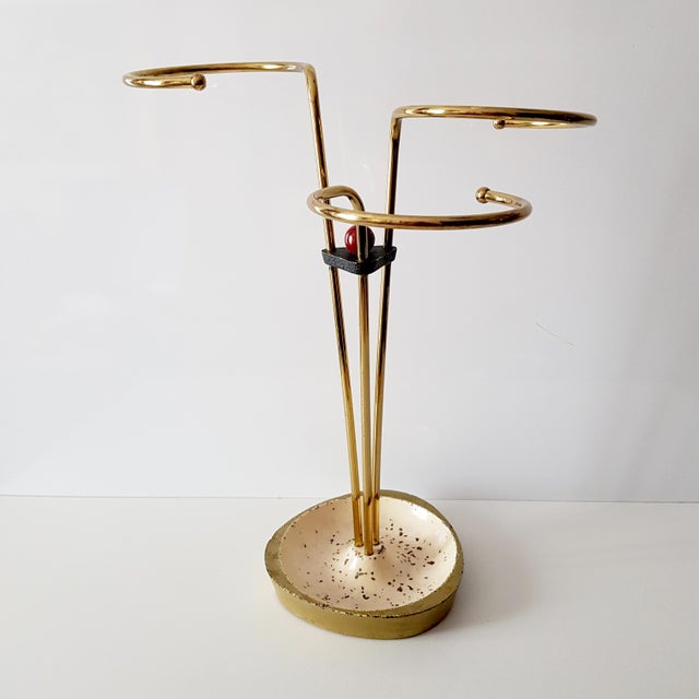 Metal German Mid-Century Modern Umbrella Stand, 1950s For Sale - Image 7 of 10