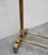 Metal Gilt Brass Clothing Rail by Milo Baughman, Italy, 1970s For Sale - Image 7 of 9