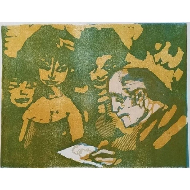 The Illustrator is an original artwork realized by Mino Maccari. It is an artist' proof, hand signed in pencil on lower...