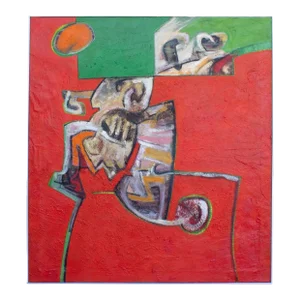 Abstract Oil on Canvas Painting by James L. Bruch