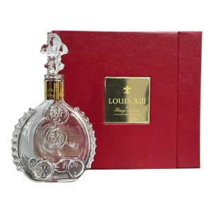 Late 20th Century Louis XIII De Rémy Martin Signed Crystal Miniature Decanter in Original Presentation Box With Original Stopper & Booklet