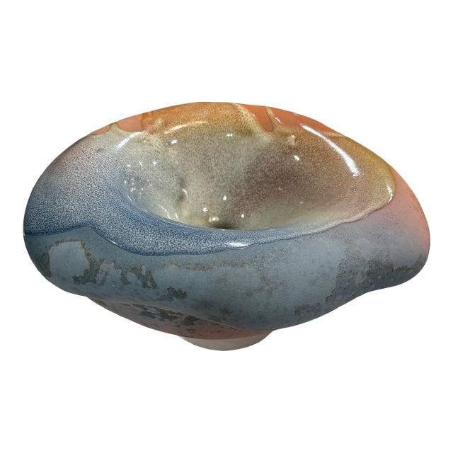 Tony Evan’s Pottery Bowl Signed and Numbered For Sale