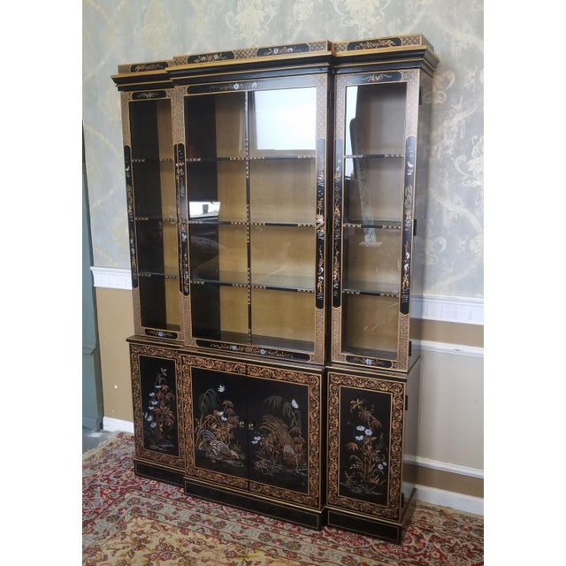 Drexel Heritage Et Cetera Collection Asian Chinoiserie Painted Dining