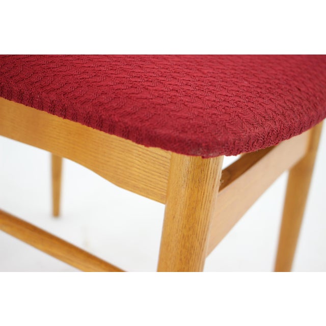 Ash Dining Chairs, Czechoslovakia, 1960s, Set of 6 For Sale - Image 9 of 15