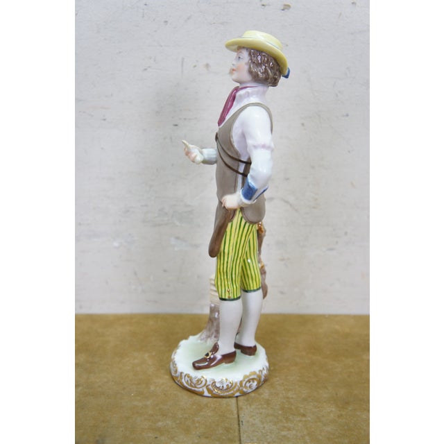 Herend Rare Herend Hungary Porcelain "The Bird Seller" Figurine by Wéninger Lászlóné For Sale - Image 4 of 14