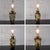 Early 20th Century Floral Table Lamp Hand Painted Porcelain Style of Royal Nippon Black Bell Shade For Sale - Image 15 of 18