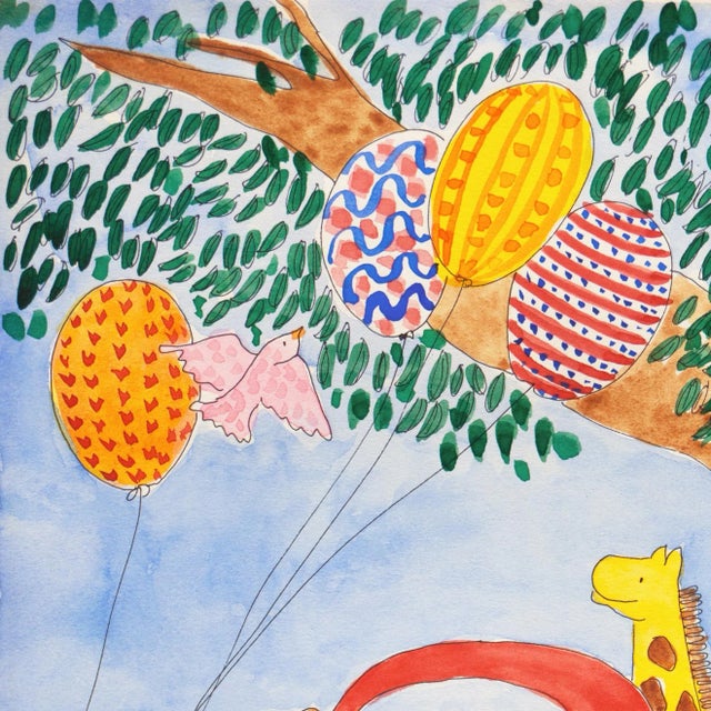 'Party Bus' by Susan Verble Gantner, Circa 1985 For Sale In Monterey, CA - Image 6 of 7