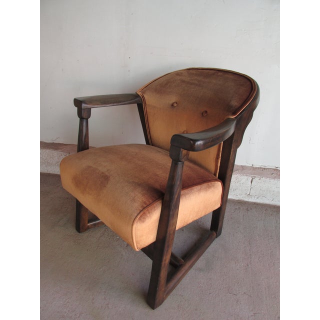 Mid-Century Modern 1940s Modernist Style Lounge Chair attributed to Jack Van Der Molen for Jamestown Lounge Co. For Sale - Image 3 of 10