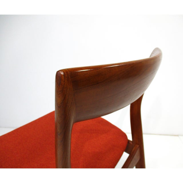 R.Borregaard Teak Dining Chairs for Viborg Denmark For Sale - Image 10 of 14