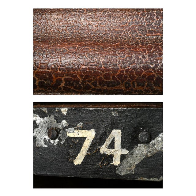 1940s 80-Compartment Wooden Postal Sorting Unit, 1940s For Sale - Image 5 of 6