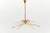 Lovely Mid-Century Modern 6-Armed Brass Sputnik Lamp, 1950s Rare and elegant midcentury ceiling lamp, 1950s. Executed in...