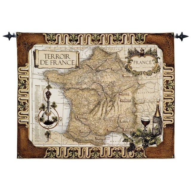 This beautiful tapestry is woven on a jacquard loom by skilled weavers, keeping alive the centuries old tradition of...