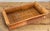 Brown Vintage Chunky Bamboo and Split Reed Tray For Sale - Image 8 of 9