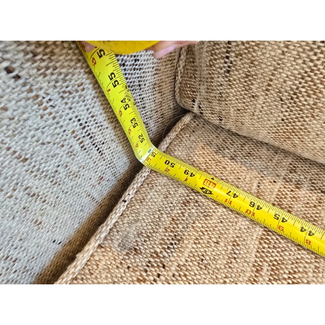 Off-white Folke Ohlsson for Dux Sweden Small Sofa Loveseat MCM Vintage 2 of 2 For Sale - Image 8 of 9