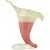 Glass Vintage Murano Dino Martens Gold Flecks Pink White Italian Art Glass Midcentury Footed Flower Vase For Sale - Image 7 of 7