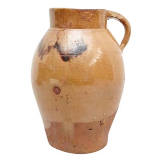 Early 20th Century Rustic Traditional Ceramic Vase For Sale