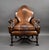 For sale is a fine quality Victorian Walnut Framed Leather Armchair. with a nicely shaped back and arms, the chair stands...