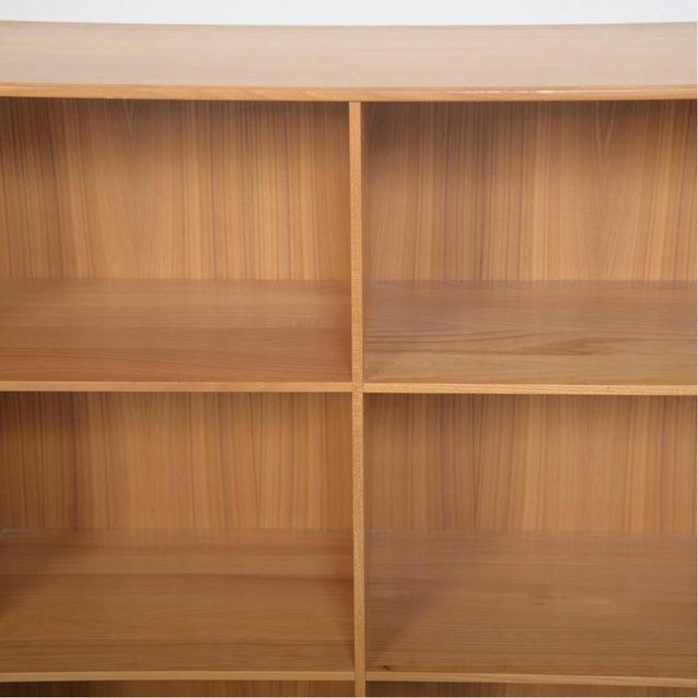 Vintage Bookcase in Elm from Mogens Koch, 1970s For Sale - Image 3 of 9