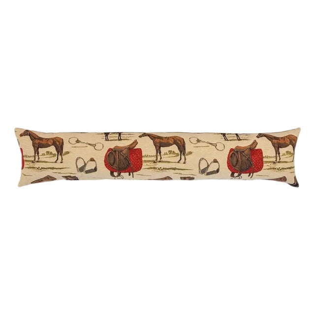 Horse Riding Draught Excluder - 115x20cm (45"x9") For Sale