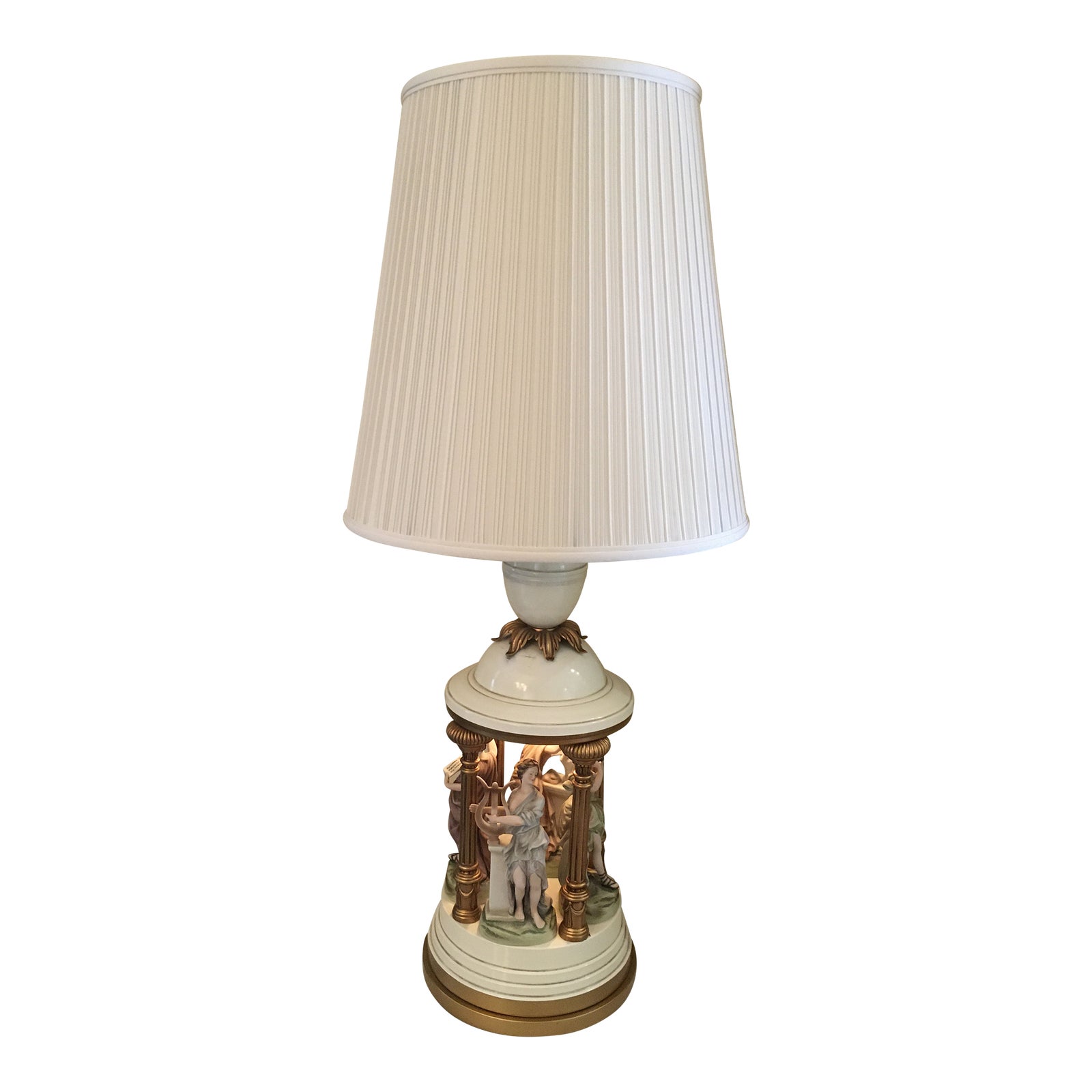 Antique Porcelain Figurine Lamps