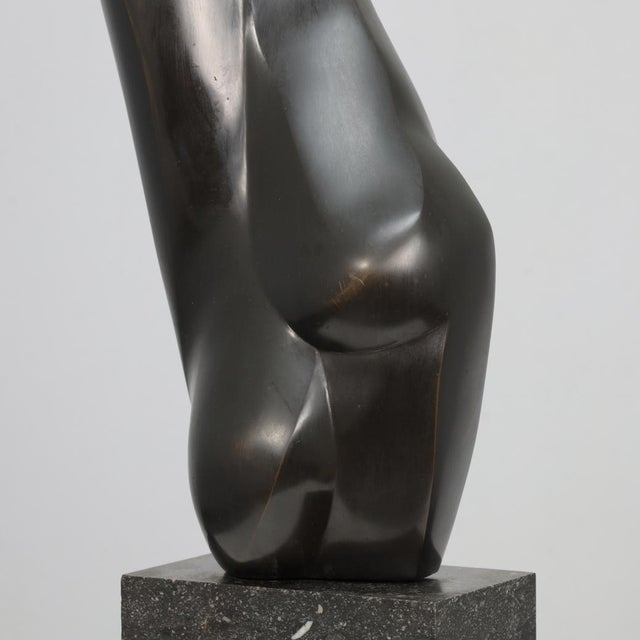 Black Bronze Woman Sculpture by Francine Govers, 1990s For Sale - Image 8 of 10