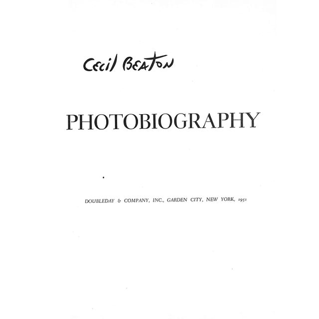 Traditional "Photobiography" Book 1951 Beaton, Cecil For Sale - Image 3 of 11