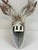 Metal Deer Head Wall Sculpture For Sale - Image 10 of 12