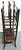 Brown Antique Chinese-Styled Bamboo Music/Magazine Stand For Sale - Image 8 of 9