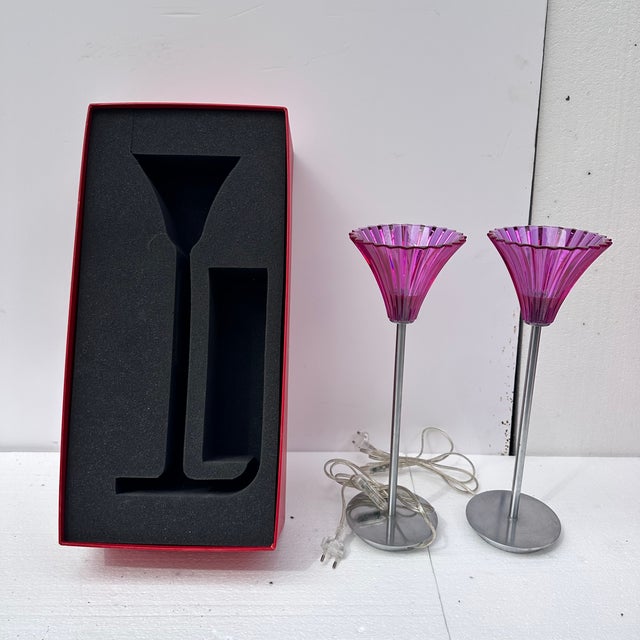 Glass Mille NuitsTable Lamp by Mathias for Baccarat, France, 2000s For Sale - Image 7 of 18