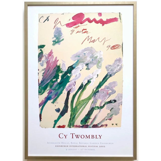 Cy Twombly Abstract Expressionist Lithograph Print Large