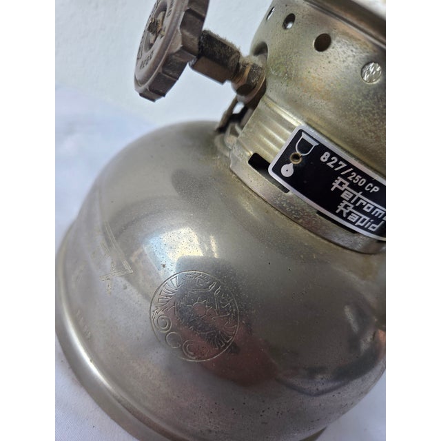 Metal Vintage Rapid 827/250CP Kerosene Camping Lantern from Petromax, 1950s For Sale - Image 7 of 13