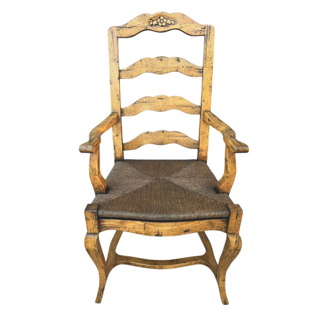 Mid 20th Century French Country Dining Set With Table and Eight Chairs For Sale - Image 4 of 12