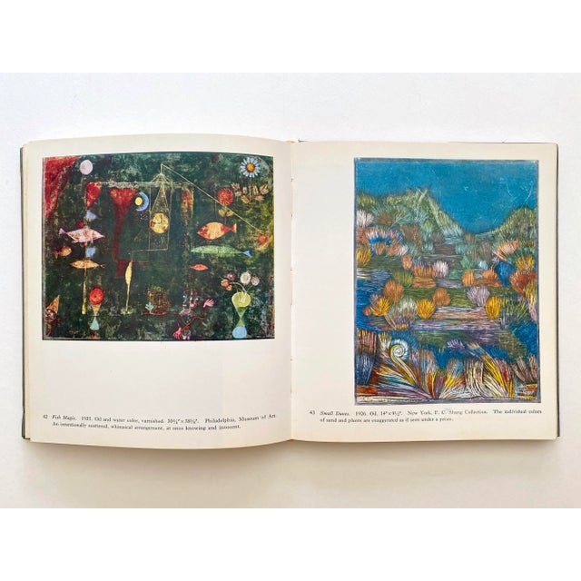 1960s Paul Klee Vintage 1966 First Edition Lithograph Print Mid Century Modernist Hardcover Art Book For Sale - Image 5 of 12