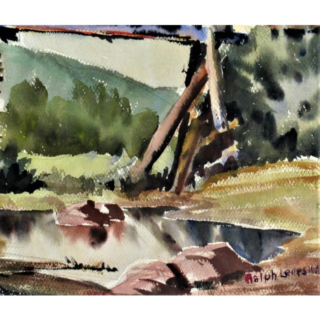 Ralph Ledesma, Landscape with House, California For Sale - Image 4 of 6