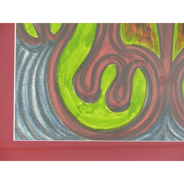 Organic Abstract Painting For Sale - Image 5 of 7