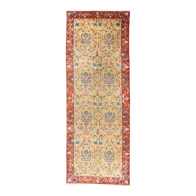 Vintage Chinese Khotan Rug, 08'10 X 24'01 For Sale