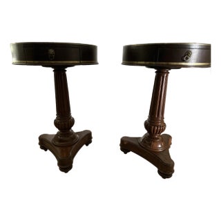Pair of Thomasville Ernest Hemingway Collection Accent Tables For Sale