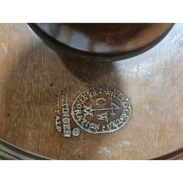 Late 20th Century Kittinger Colonial WIlliamsburg Cw 149 Mahogany & Copper Top Kettle Stand For Sale - Image 13 of 13