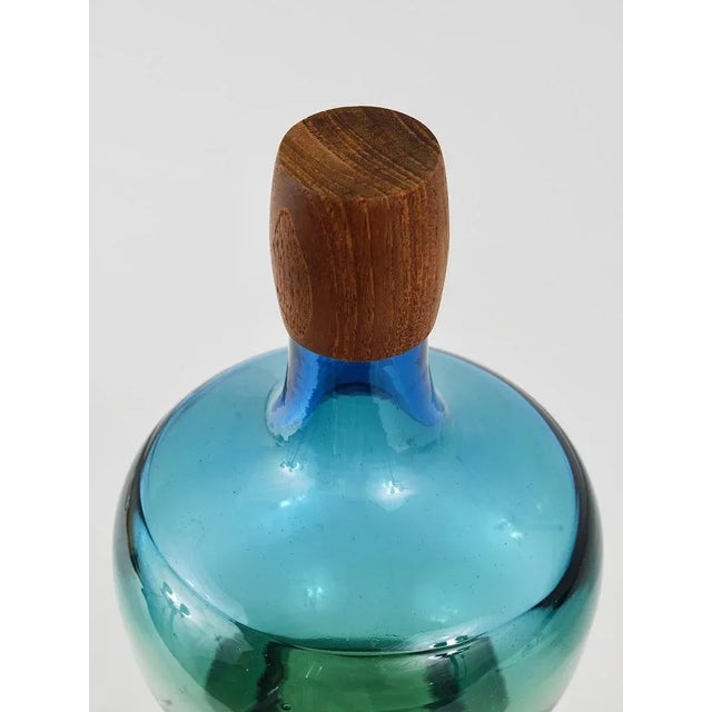 Swedish Tropico Carafe Bottle by Göran Wärff for Pukeberg, 1960s For Sale - Image 4 of 10