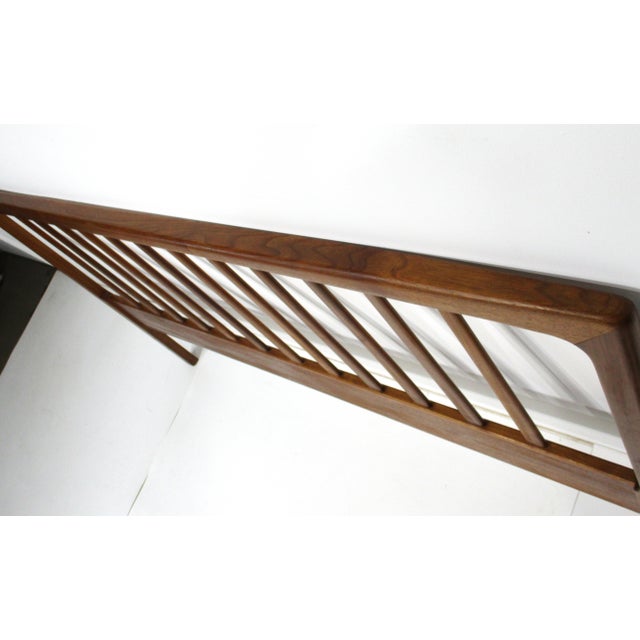 Wood Folke Ohlsson Teak Queen Headboard by Dux Denmark For Sale - Image 7 of 10