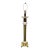 1970s Mid-Century Modern Parzinger Style Brass Floor Lamp For Sale