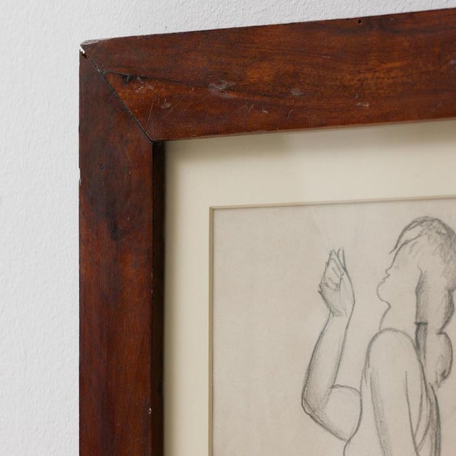 Togores for Kahnweilers Galerie Simon, Figure, 1923, Drawing on Paper, Framed For Sale - Image 13 of 17