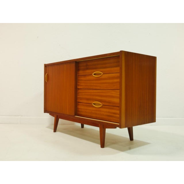 Mid-Century Beech and Spruce Sideboard, Germany, 1960s For Sale - Image 4 of 16