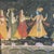 Indian Artist, Tapestry Dancers, Early 1900s, Oil on Canvas, Framed For Sale - Image 10 of 11