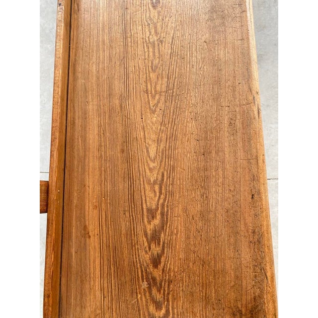 Late 19th Century English Antique Pine Church Pew For Sale - Image 10 of 10