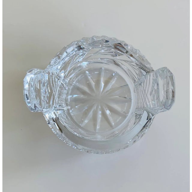 1970s Vintage Lead Crystal Salt Cellar Bucket For Sale - Image 5 of 6