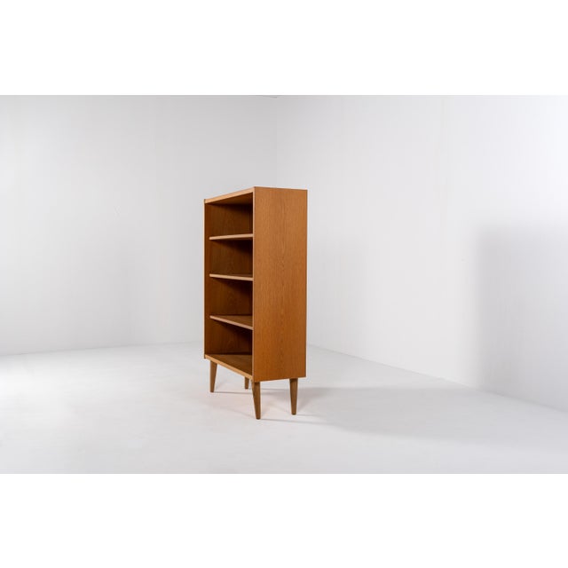 Mid-Century Modern Danish Oak Bookcase, 1960s For Sale - Image 6 of 10