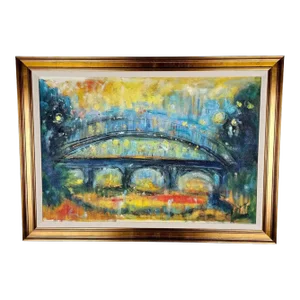 Patrick Murphy Landscape Oil on Canvas on Panel, Signed & Framed