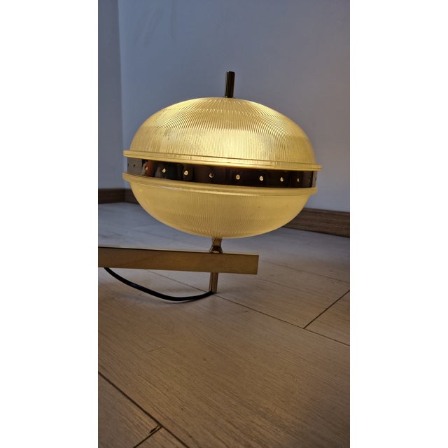 Delta Wall Lamps in Brass with Double Fresnel Glass by Sergio Mazza for Artemide, 1960s, Set of 2 For Sale - Image 12 of 16